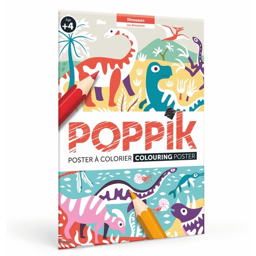 Poppik Poster za bojenje: Dinosaurusi Slike
