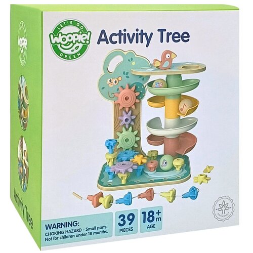Woopie Green drvo aktivnosti s kulodromom Montessori 4u1 Slike