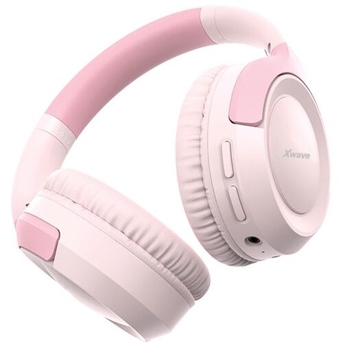 X Wave MX100 pink bluetooth slu&amp;scaron;alice stereo sa mikrofonom/v5.3/FM/Aux/microSD Slike