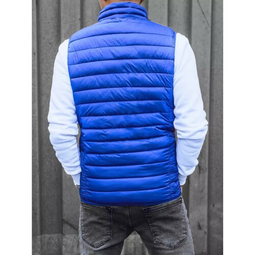 DStreet Men's blue vest TX4318 Slike