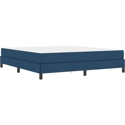 Box spring krevet s madracem Plava 180 x 200 cm tkanina Slike