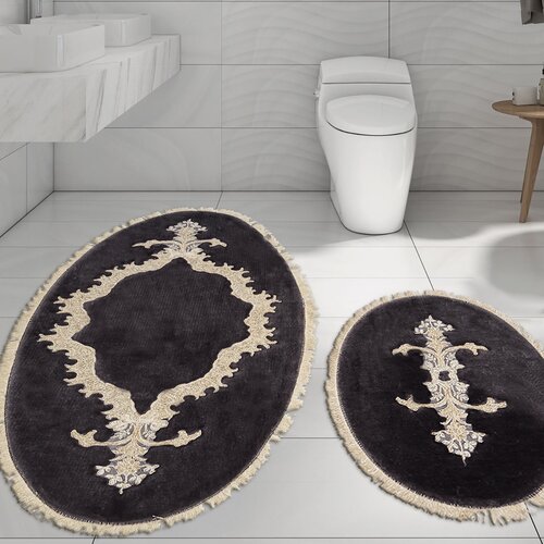 Hanah home set 2 prostirke za kupatilo Antracit Cene