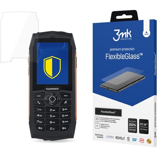 3mk FLEXIBLEGLASS ZA MYPHONE HAMMER 3/3 PLUS KALJENO STEKLO, (22002673) Slike