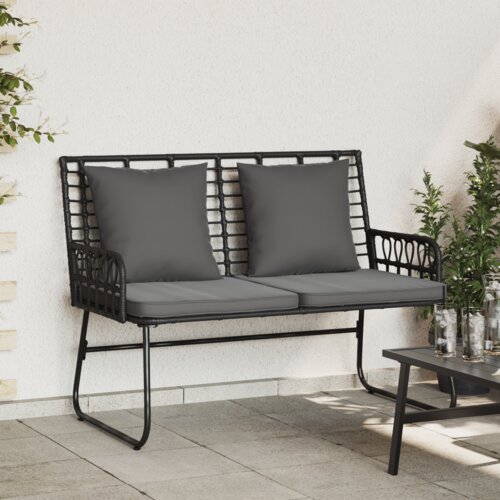 VidaXL Set vrtnih namje&amp;scaron;taja Crna, Antracit 113 x 69 x 83 cm Slike