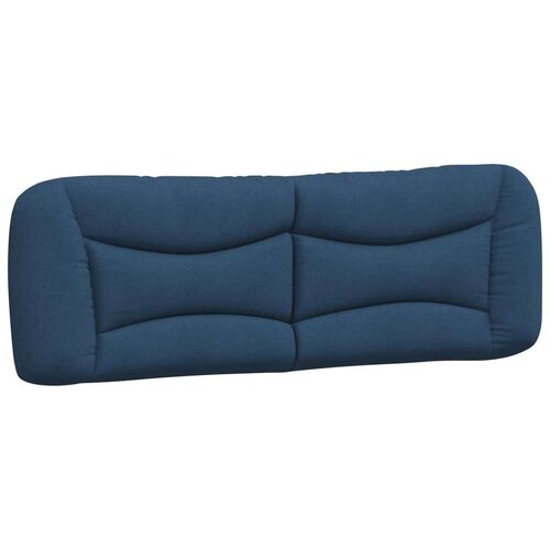 VidaXL Jastuk za uzglavlje plavi 160 cm od tkanine Slike