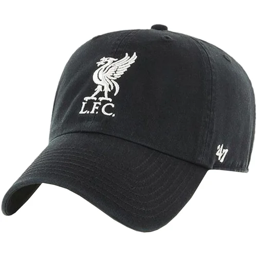 47 Brand Kape s šiltom EPL FC Liverpool Clean Up Cap Črna