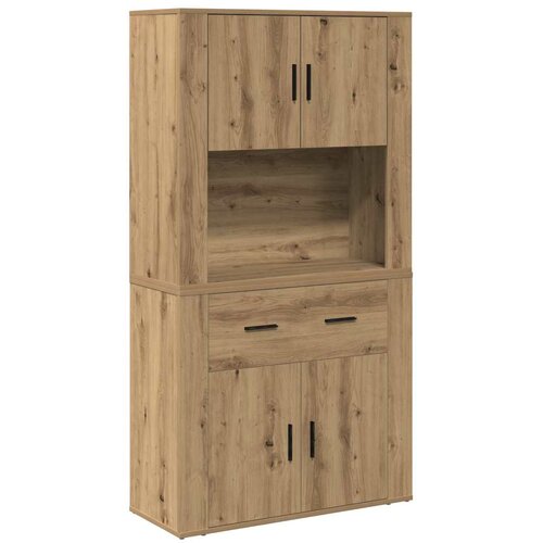  Highboard hrast artisan 80 x 33 x 150 cm Konstruirano drvo Slike