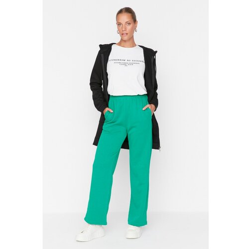 Trendyol Green Knitted Basic Sweatpants Cene