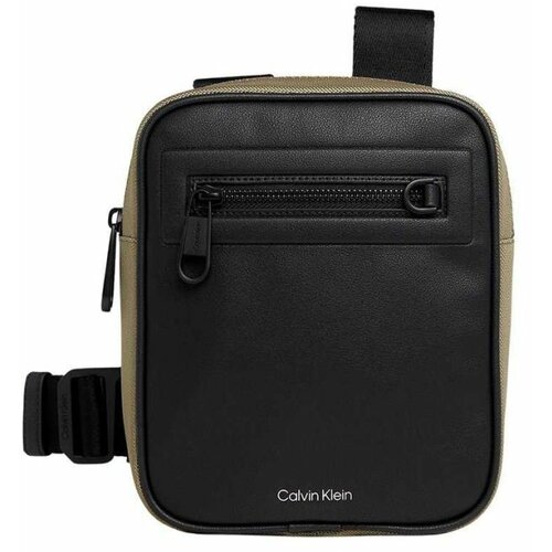 Calvin Klein - - Maslinasta muška torbica Cene