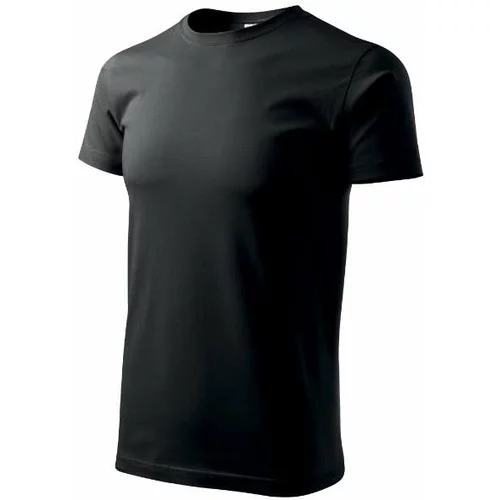 BASIC majica kratkih rukava muška crna 4XL