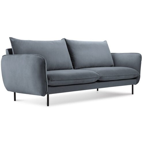 Cosmopolitan Design Siv žameten kavč Vienna, 160 cm Slike
