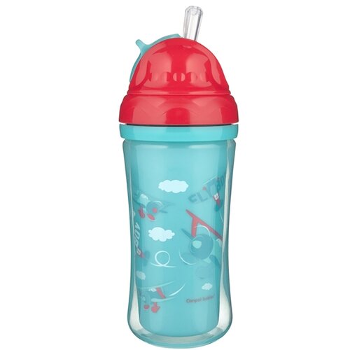 Canpol babies &amp;scaron;olja sa slamcicom 260ml (12m+) - planes 74/052 Slike