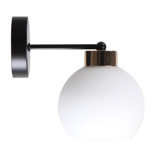  Amanda Zidna Lampa Crno Zlatna 1x40 E27 ( 15001 ) Slike