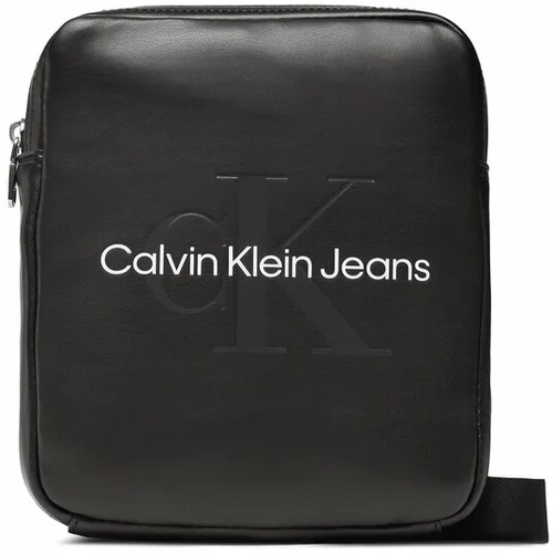 Calvin Klein Jeans Torba preko ramena dimno siva / crna / bijela
