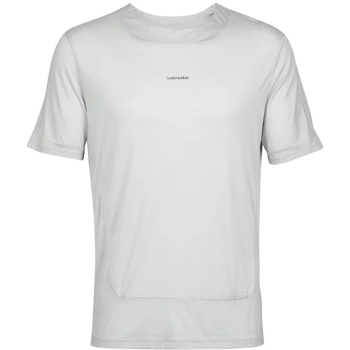 ICEBREAKER Funkcionalna majica 'ZoneKnit' svetlo siva / črna