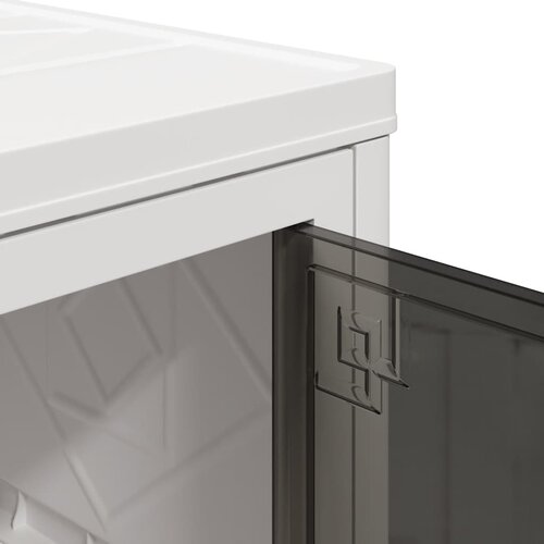  Složiva kutija za pohranu kotačima 4nivoa 28 L 48x29,5x112,5 cm Slike