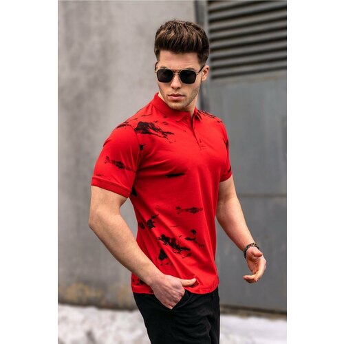 Madmext Polo T-shirt - Red - Regular fit Slike