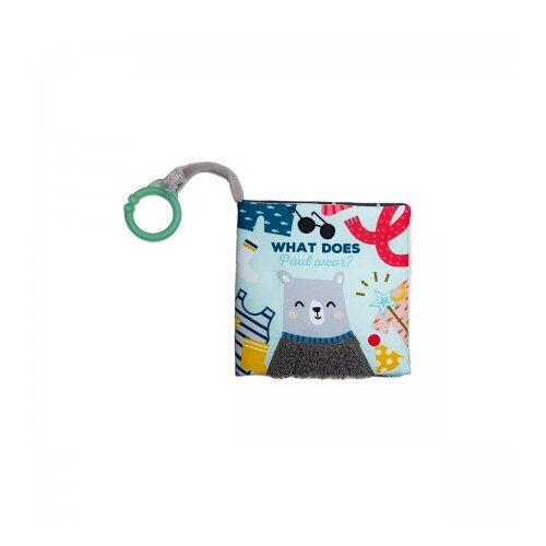 Taf Toys Book What Does Paul Wear edukativna knjiga kontrastnih boja 1 kom Cijene