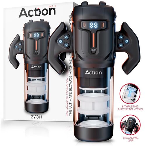 Action Zyon The Ultimate Blowjob Machine Thrusting &amp;amp; Rotating Slike
