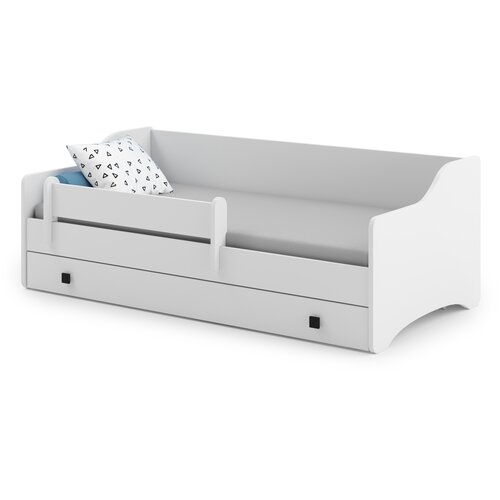 Kobi Furniture Eryk - Enojna postelja s predalom, bela, (20626022) Cene