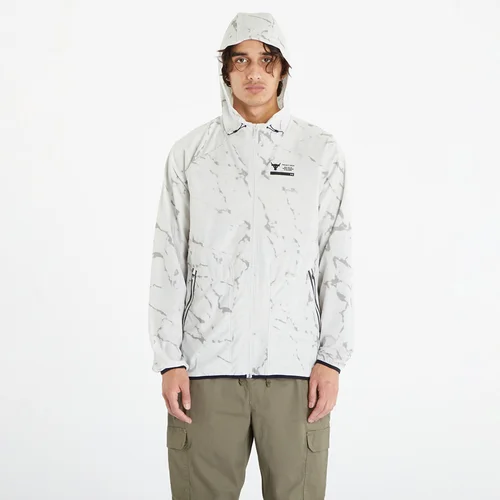 Under Armour Project Rock Unstopable Printed Jacket White Clay/ Black