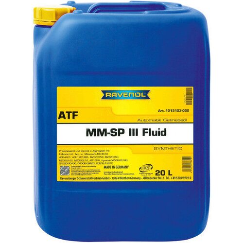 RAVENOL Ulje za automatske menjače ATF MM SP-III Fluid, 20 l Cene