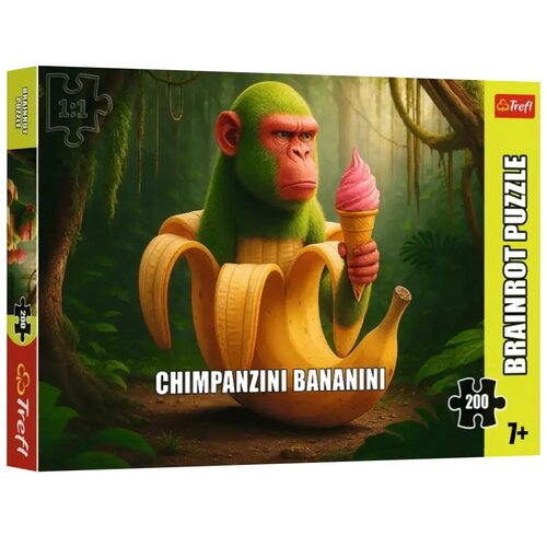 Trefl Brainrot: Chimpanzini Bananini slagalica od 200 dijelova Cene