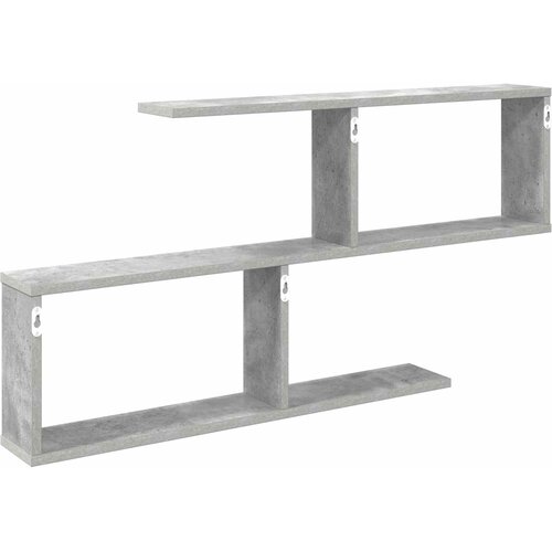  Polica na zidu Betonska siva 100 x 12 x 50,5 cm Slike