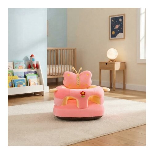  Pli&scaron;ana foteljica za bebe Pink Butterfly - roze ( KLK2709-PBR ) Cene