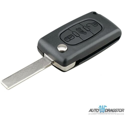 888 Car Accessories kućište oklop ključa 3 dugmeta za peugeot/citroen HU83/CE0523 E15-AP000 Cene