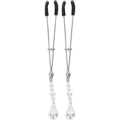 Taboom Tweezers with Pearls Silver Slike