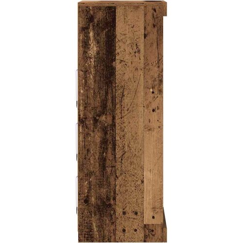  Komoda s LED svjetlima boja sivog hrasta 41x37x100 cm Slike