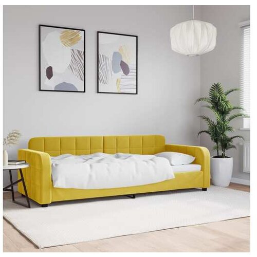 VidaXL Dnevni krevet žuti 80 x 200 cm bar&amp;scaron;unasti Slike