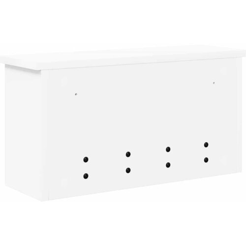  Vje&amp;scaron;alica za kapute na zidu s policom Bijelo 50 x 16 x 26 cm Slike