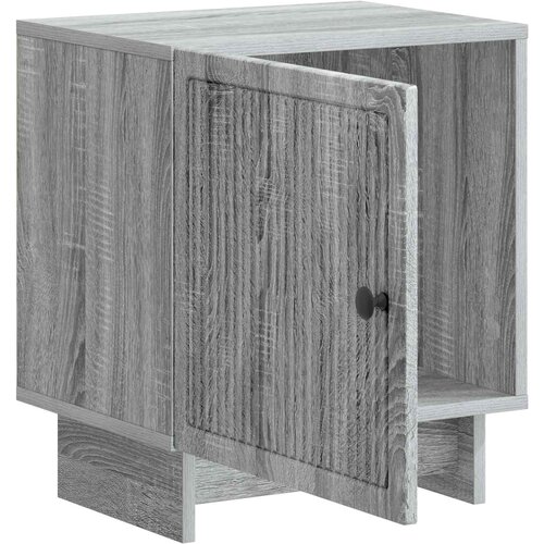  Noćni ormar Siva sonoma 43 x 34,5 x 50 cm Konstruirano drvo Slike