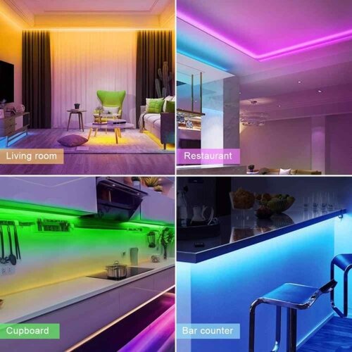Solight WM57 - LED RGB prigu&amp;scaron;iva traka LED/20W/230V 5m IP65 Tuya + daljinski upravljač Slike