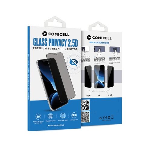  Folija za zastitu ekrana glass privacy 2.5d full glue za xiaomi redmi note 15 pro 5g (global)/xiaomi redmi note 15 pro 5g (eu)/xiaomi 15t/x Slike