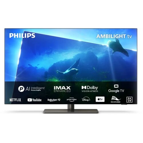 Philips 48OLED818 4K UHD OLED televizor, Google TV, Ambilight, 120hz - - 48 Slike