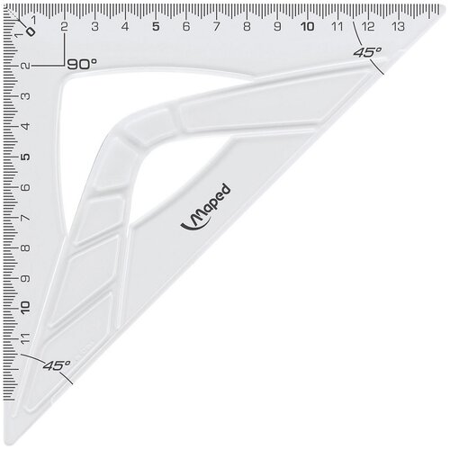  trougao geometric 45 stepeni 45 stepeni / 21CM Slike