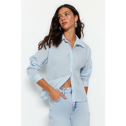 Trendyol Shirt - Blue - Regular fit Slike