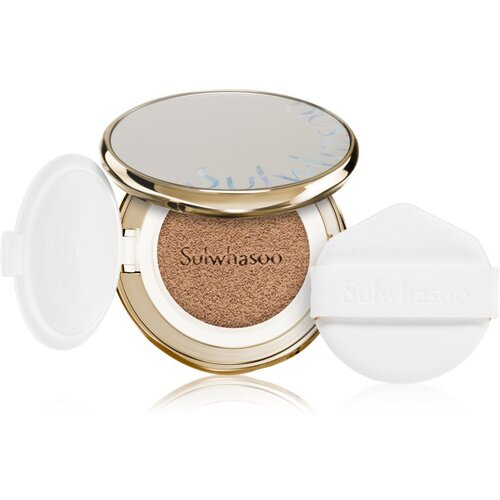 Sulwhasoo Perfecting Cushion dolgoobstojni tekoči puder v gobici SPF 50+ + nadomestno polnilo odtenek 23N1 Sand 2x15 g Cene