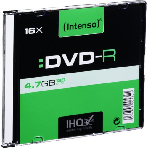 Intenso DVD-R 4,7GB pak. 1 komad Slim Case &ndash; DVD-R4,7GB/1Slim Cijene