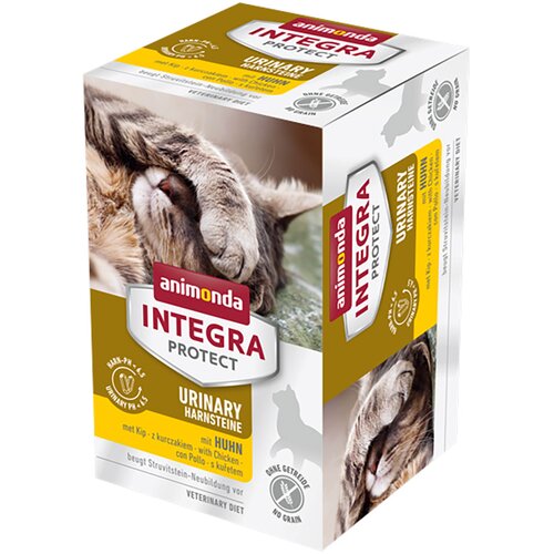  Varčno pakiranje Animonda Integra Protect Adult Urinary struvitni kamni 24 x 100 g - S pi&scaron;čancem Cijene