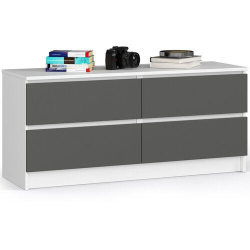 AKORD KOMODA K120 4SZ CLP PK BELO / SIVO, (21702929) Cene