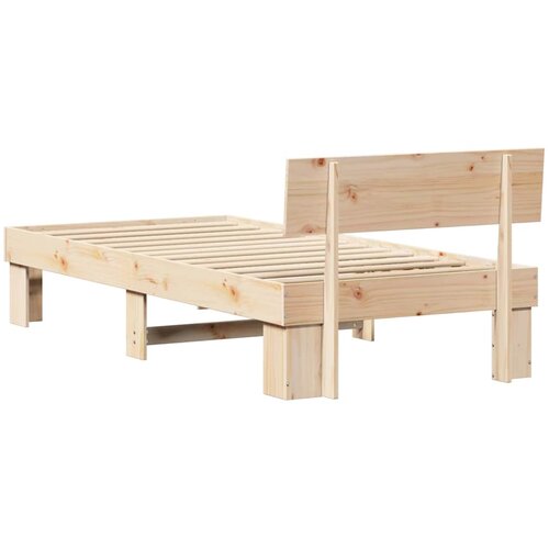  Krevetna konstrukcija Prirodna 100 x 200 cm Čvrsto borovo drvo Slike