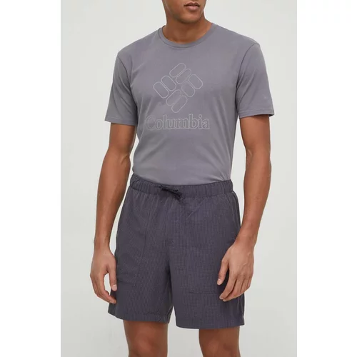 Columbia Pohodne kratke hlače Black Mesa Lightweight siva barva
