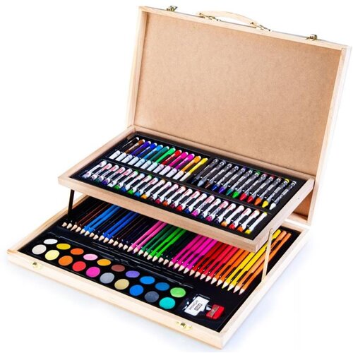 Easy Komplet barvic, flumastrov, voščenk za otroke v kovčku Cene