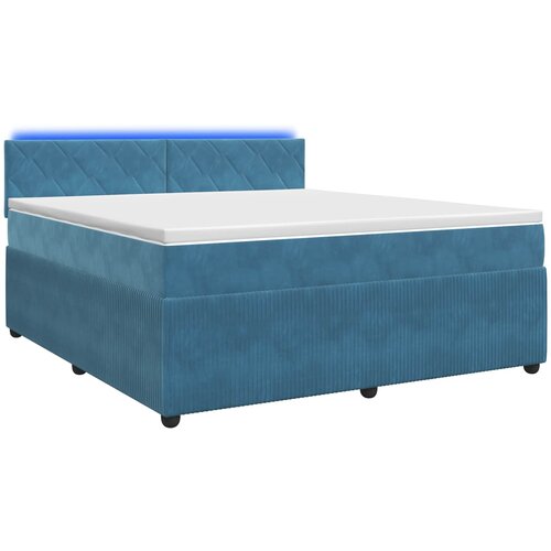  Boxspring krevet s madracem Plava 140 x 190 cm Bar&amp;scaron;un Slike