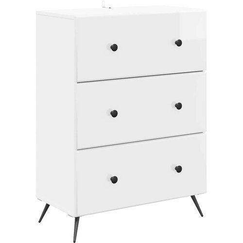  Predalna omara Bela visok sijaj 66 x 34,5 x 90 cm, (5000232412) Cene