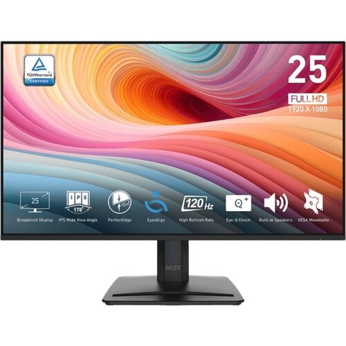 MSI PRO MP251 E2 24.5" FHD IPS Monitor - 120Hz, 1ms, Crni Cijene